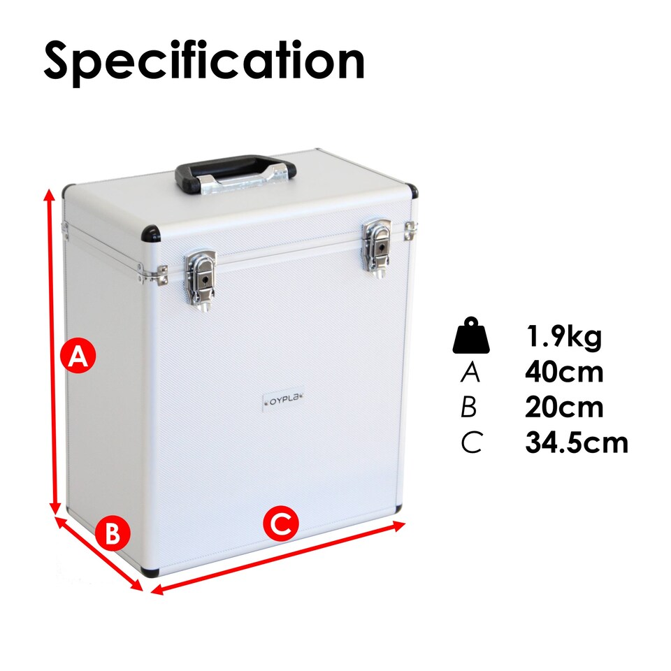 image 1 of 35 x 12" LP Vinyl Record Box Hard DJ Flight Case Aluminium
