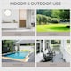 image 5 of Outsunny Garden Patio Rattan Wicker Furniture Single Cube Chair Sofa Outdoor Grey