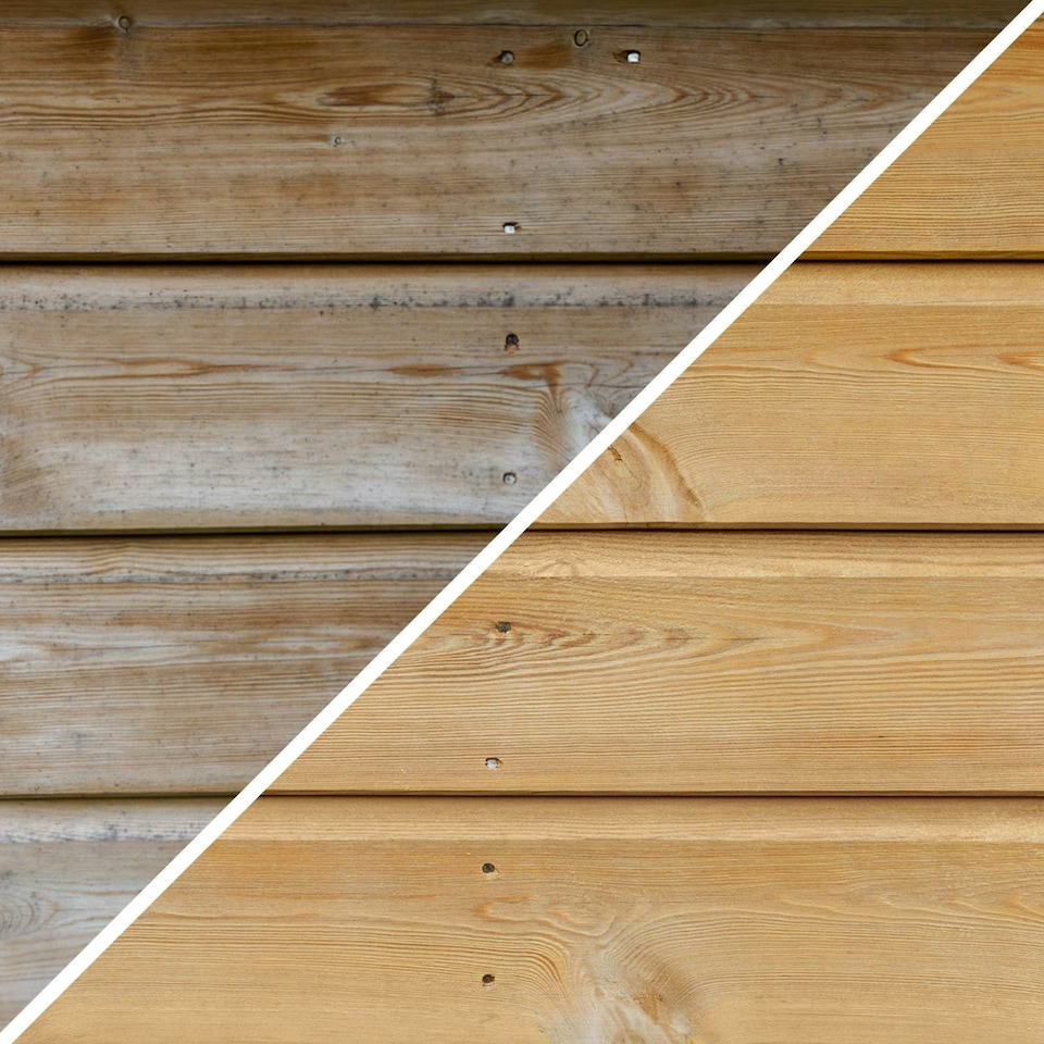 image 1 of Roxil Wood Scrub Gel - 5L - Oxalic Acid-Based Wood Cleaner Reviver for Decking & Furniture