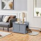image 7 of Yaheetech Cat Decorative Litter Box White | One Size