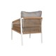 image 3 of Table Set with 3 Armchairs Home ESPRIT White Natural Light grey 189 x 73 x 84 cm N/A