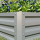 image 8 of Outsunny Set of 2 Raised Garden Bed Galvanised Planter Box, Light Grey | Grey | Light Grey