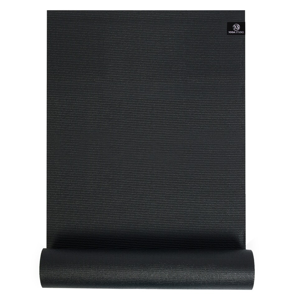 image 1 of Yoga Studio Sticky Yoga Mat 6mm - Black | Black | Black | 183cm x 61cm x 6mm
