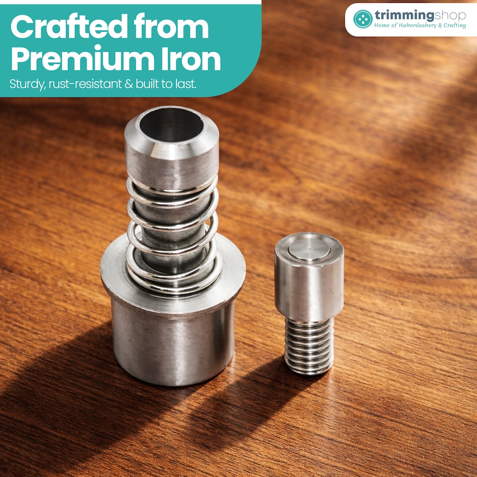 image 1 of 5mm Dome Studs Die Set for Green Machine Hand Press for DIY Projects