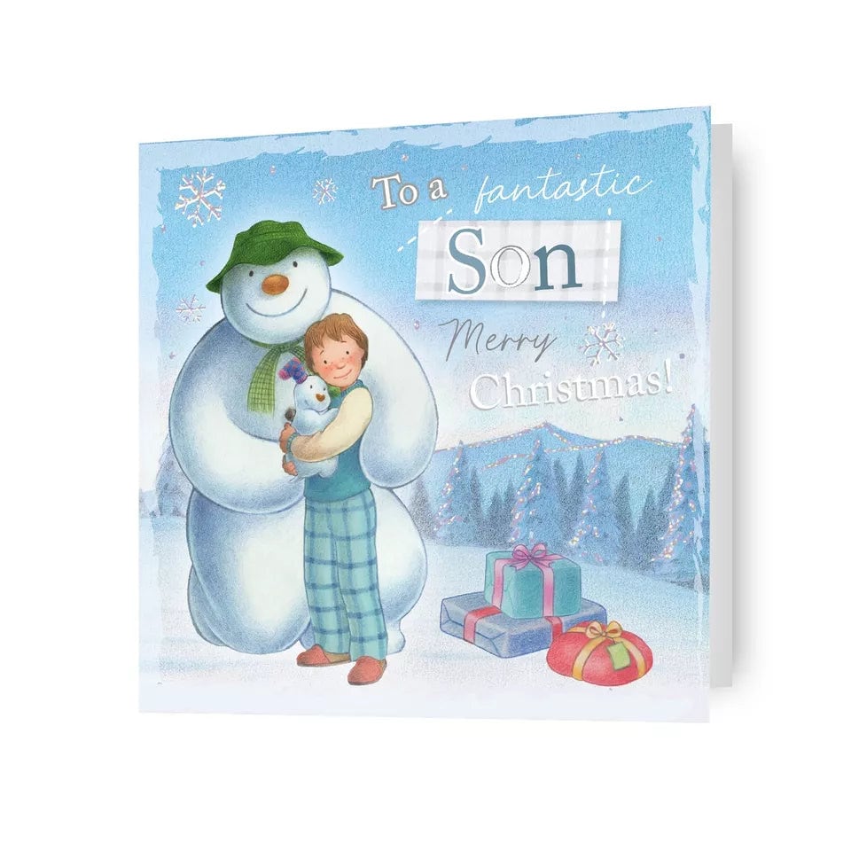 image 1 of The Snowman 'Son' Christmas Card