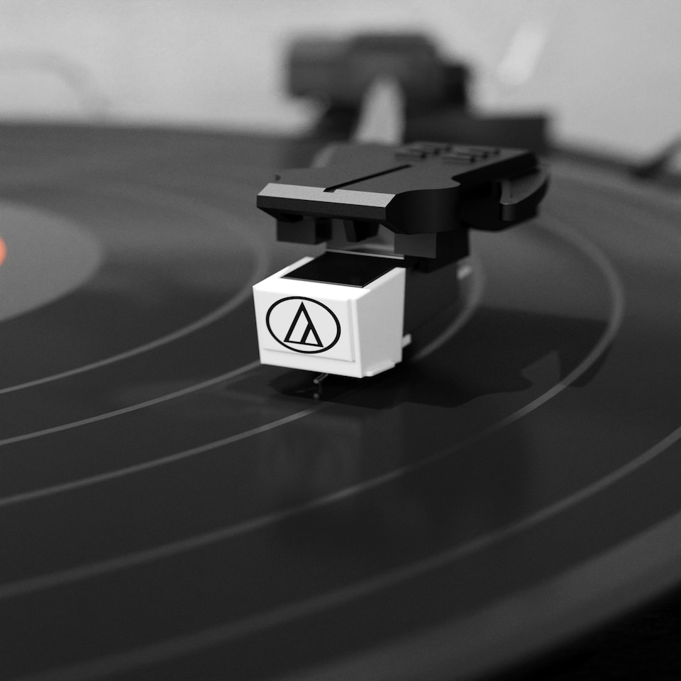 image 1 of Oakcastle TT200 Record Player | Built in Speakers 20W | 33/45/78 RPM | Separate Bookshelf Speakers 50W