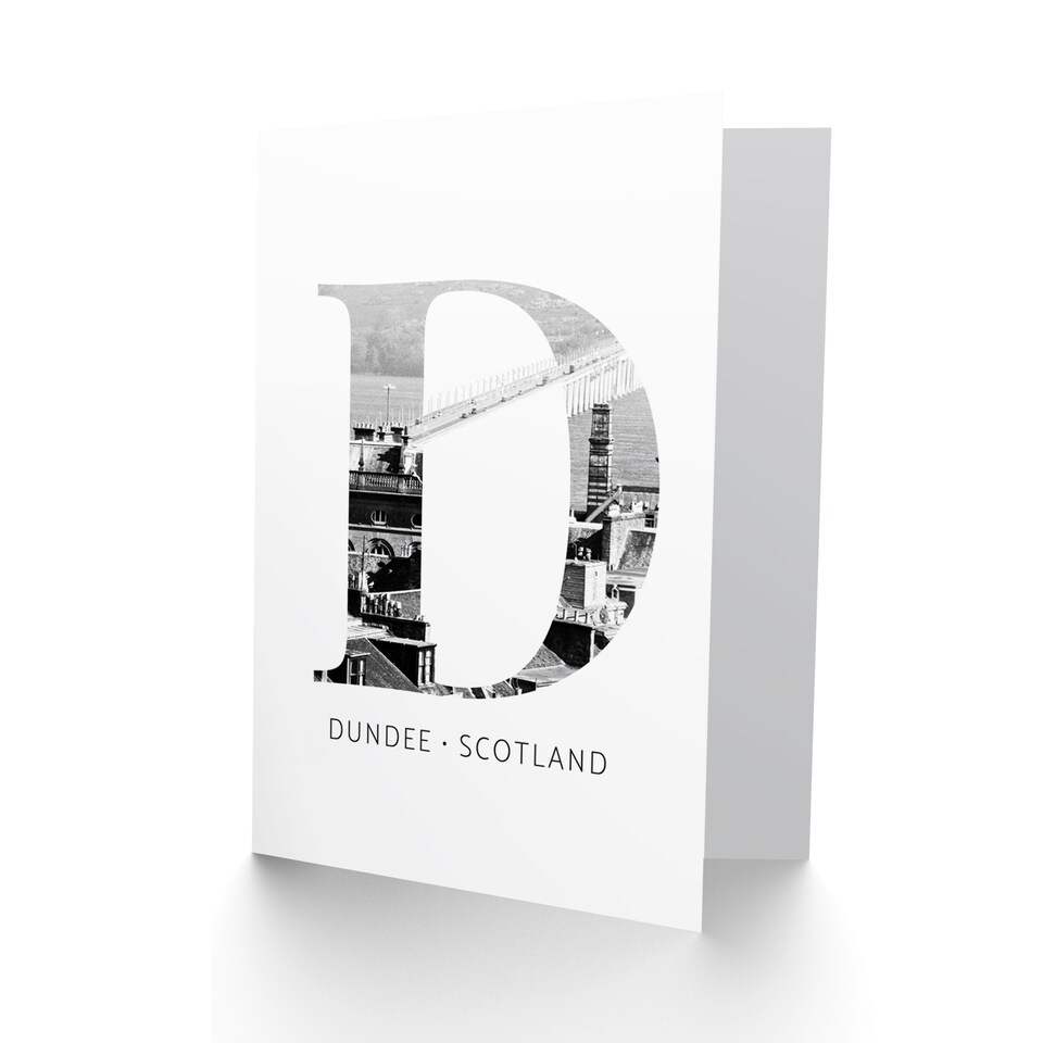 image 1 of Scotland Dundee Letter Greetings Card