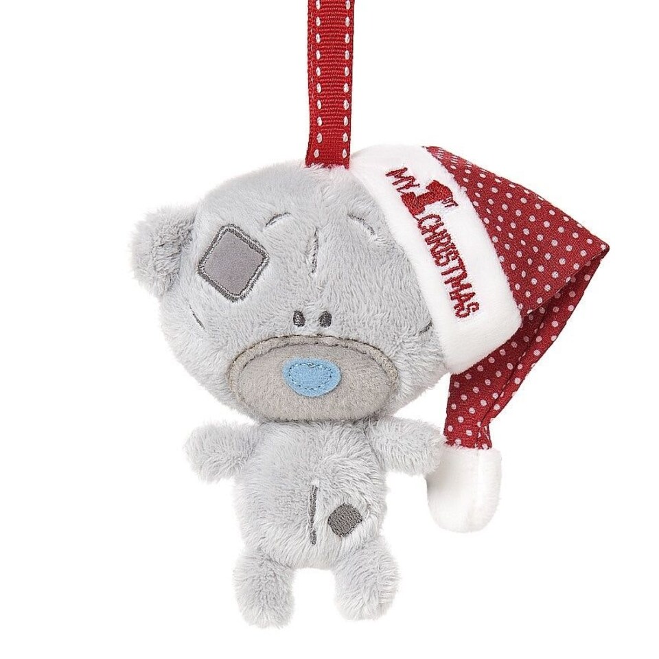 image 1 of Babys 1st Christmas Tiny Tatty Teddy Tree Decoration