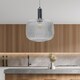 image 4 of Set of 2 Celine - Chrome Ceiling Flex Suspension Kits for Shades