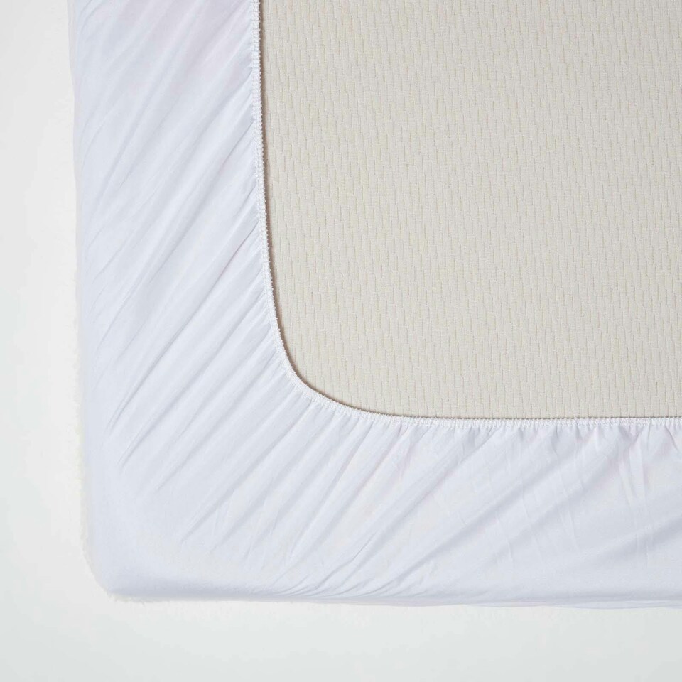 image 1 of Homescapes Cosy Fleece Underblanket - Super King Size | White | Super King