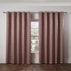 image 2 of Royal Damask Elegant Woven Blackout Eyelet Curtains 168cm x 183cm Blush Pink Pink | Pink