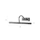 image 7 of ValueLights Modern Adjustable Black Chrome Picture Wall Light | Black