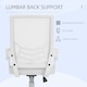 image 5 of Vinsetto Mesh Swivel Office Chair Task Computer Chair w/ Lumbar Support, White