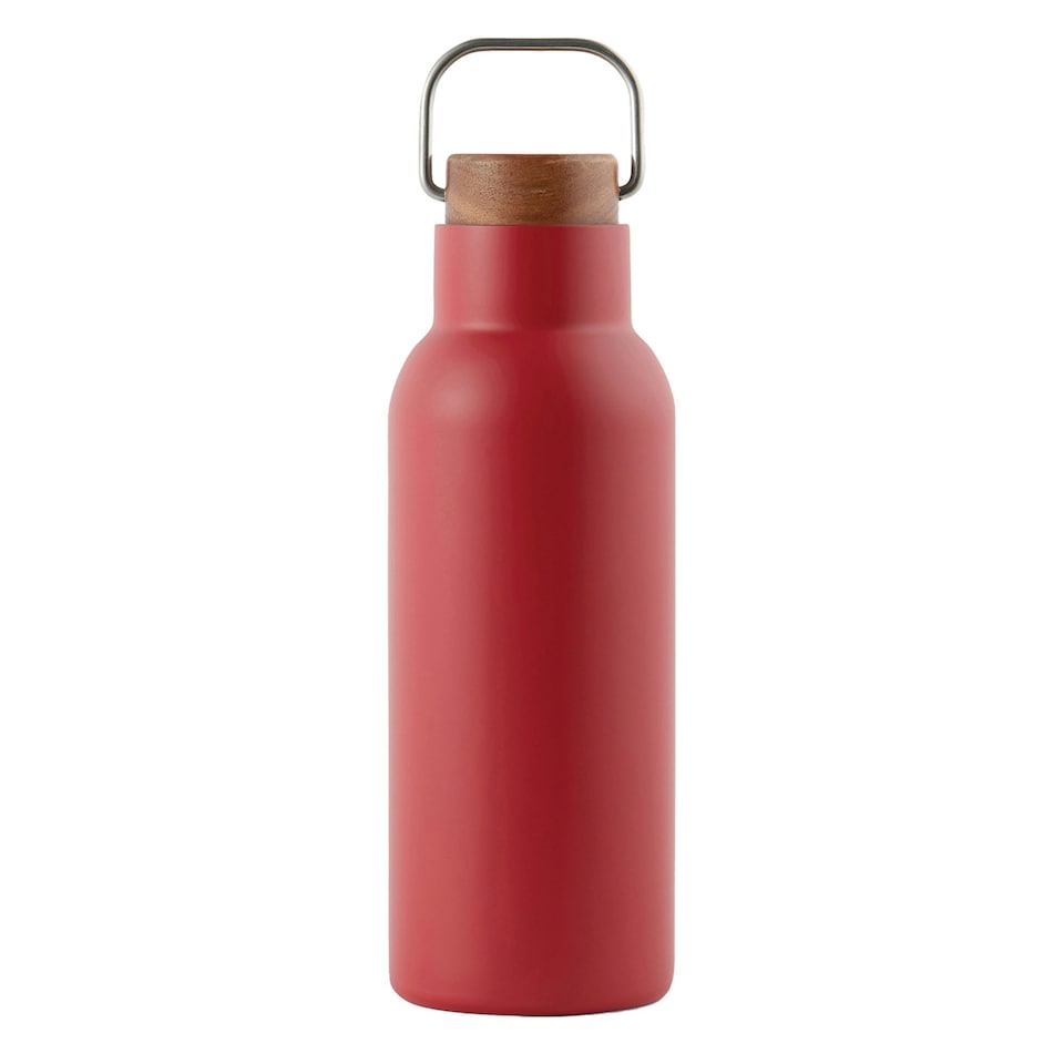 Vinga Ciro Recycled Stainless Steel 580ml Bottle - Red - One Size Red | One Size