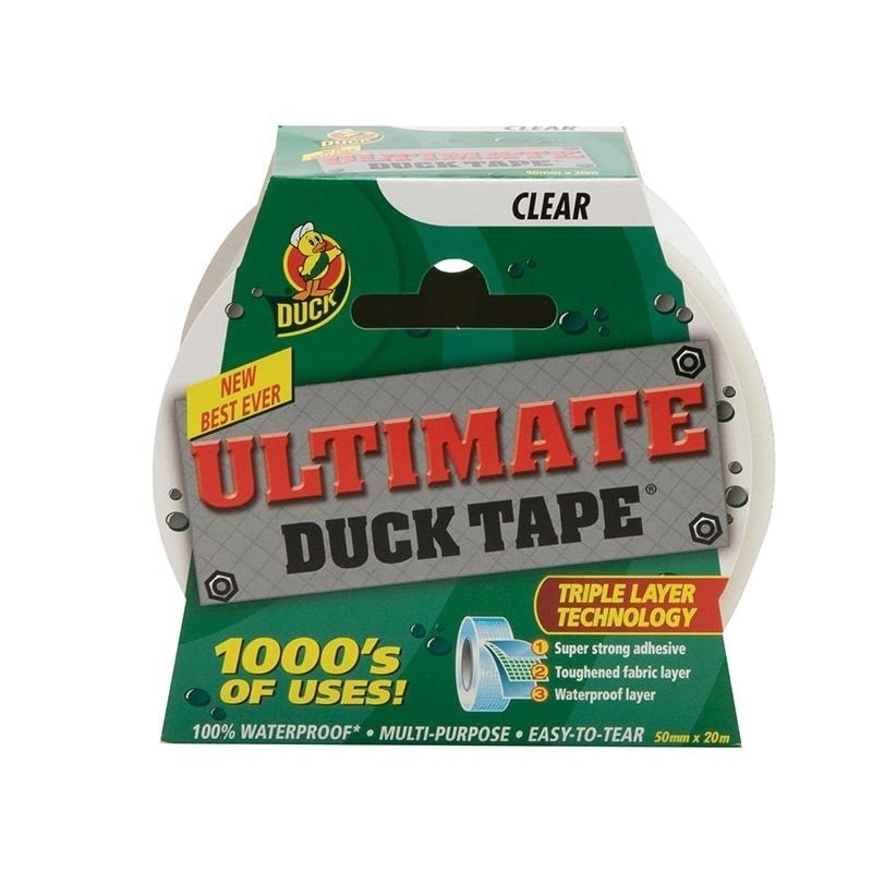 Shurtape Duck Tape Ultimate - Multi Colour - 20m Clear
