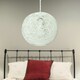 image 3 of Abaca - White 10 Globe Ceiling Light Shade" White