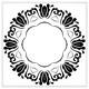 image 1 of Decorative floral element (Picture Frame) White | L