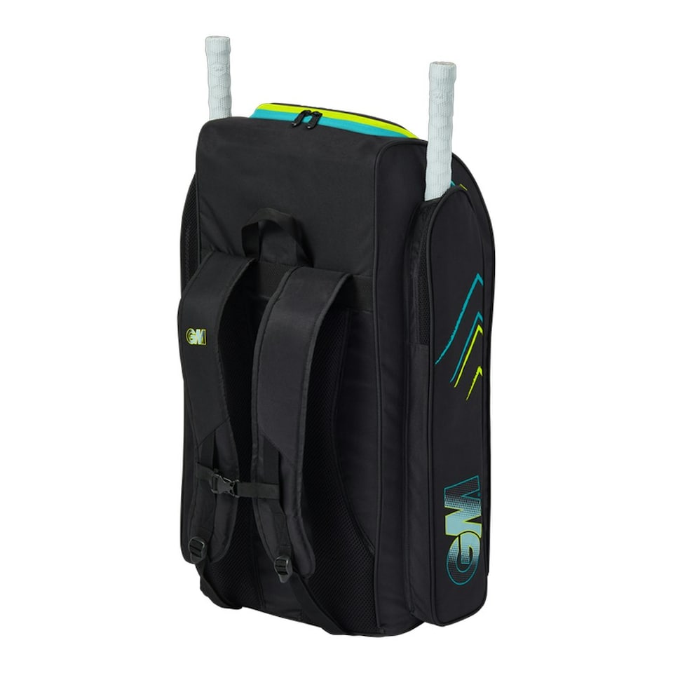 image 1 of Gunn And Moore 707 Duffle Bag - Black/Cyan/Fluorescent Blue - One Size