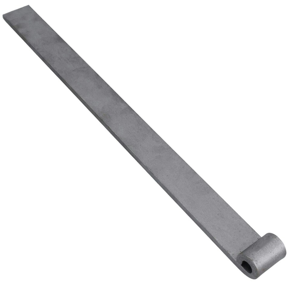 image 1 of Trailer Tailgate Strap Hinge Self Colour 12.5mm Pin Weld On 460mm Long 20pc Grey