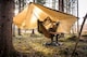 image 2 of Adventure Wing Tarp - Nylon - W150 x H255 cm | Brown