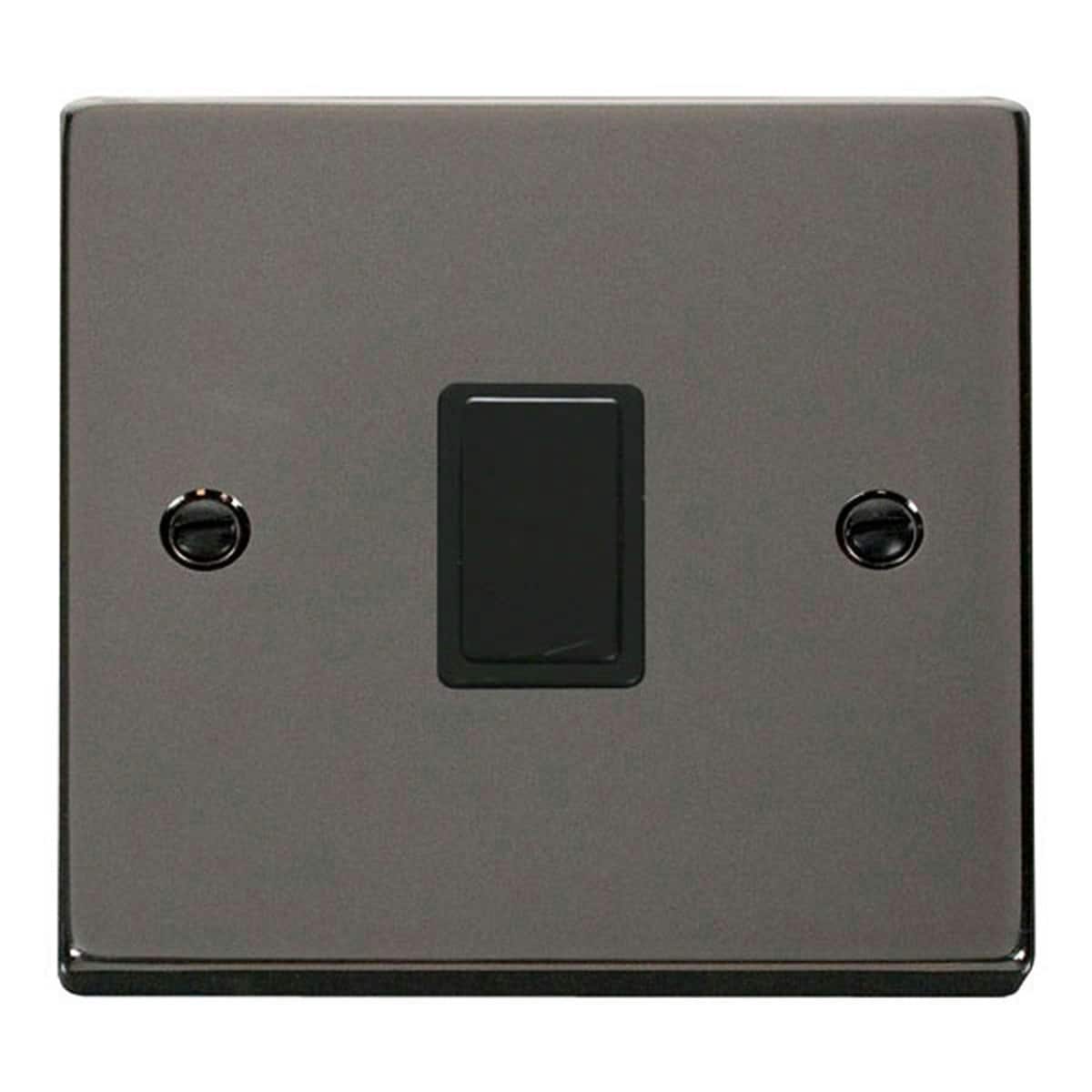 SE HOME Black Nickel 1 Gang 20A DP Switch Black Black Nickel