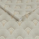 image 3 of Sublime Art Deco Geometric Natural Wallpaper Brown | Beige
