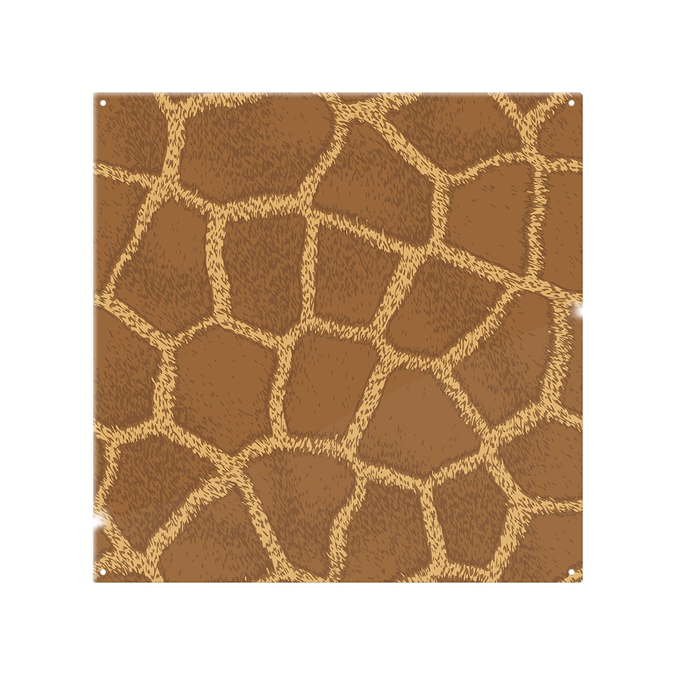 image 1 of Giraffe Print Splash Back | White