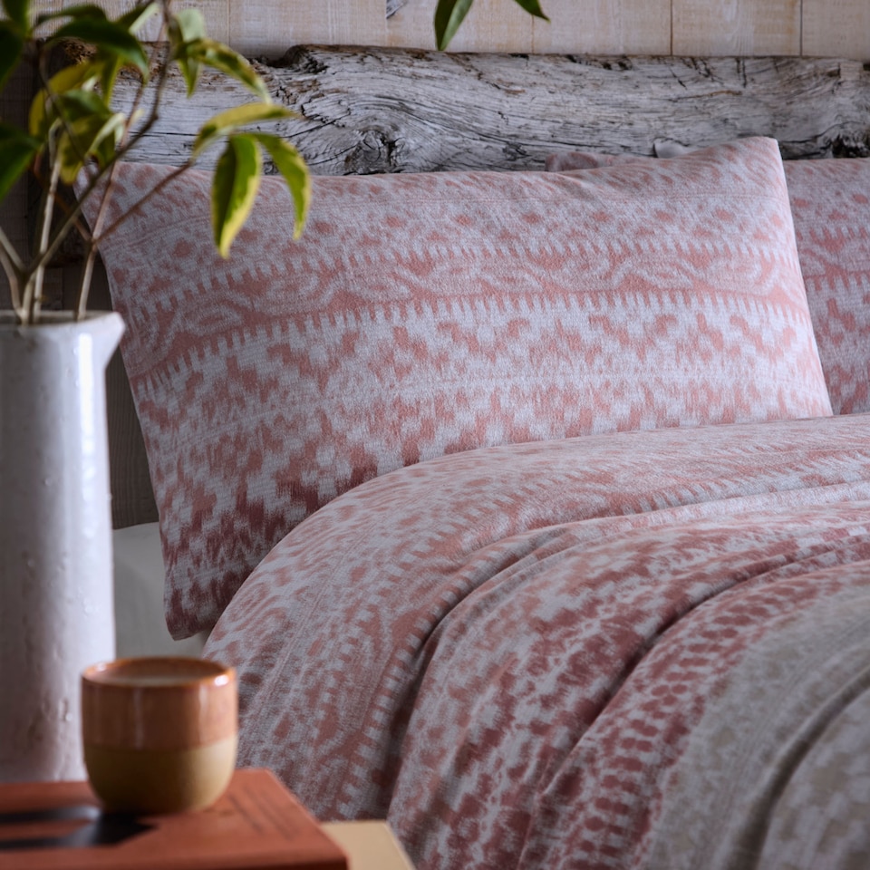 image 1 of Appletree Bergen Duvet Cover Set Terracotta
