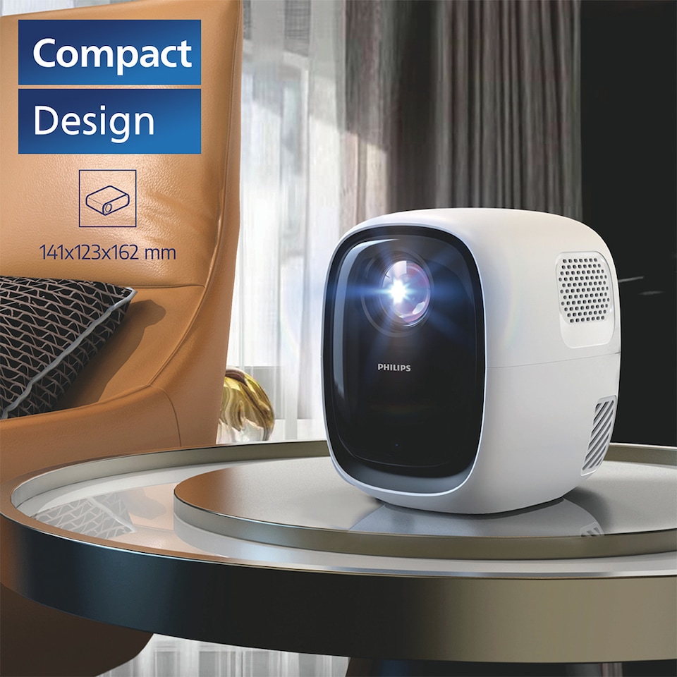 image 1 of Philips NeoPix 130 Smart Arctic White- 70", 720p, LED, Smart OS, Wi-Fi screen mirroring