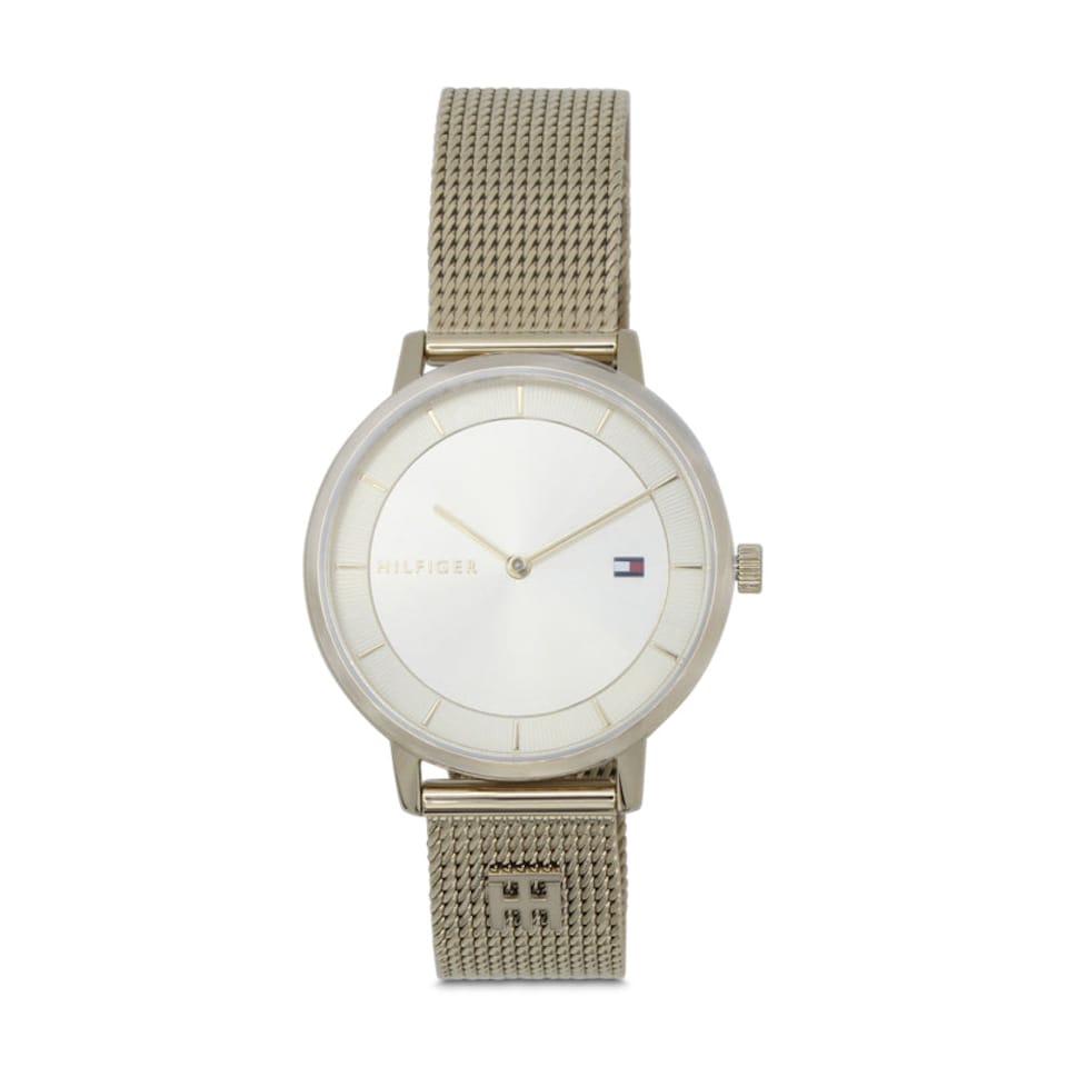 image 1 of Tommy Hilfiger Gold Ladies Quartz Watch 1782286 | Multi | Gold | One Size