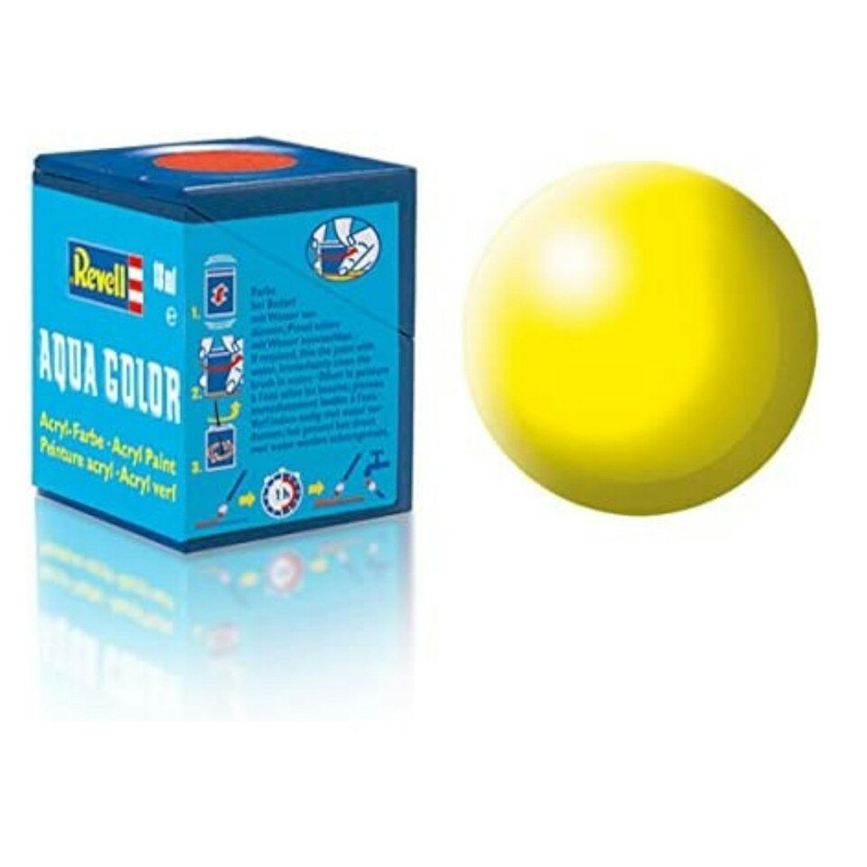 image 1 of Revell Aqua 312 Luminous Yellow Silk 18Ml