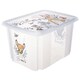 image 1 of Keeeper Bambi Turn Around Stackable Box with Lid 30 Litre Transparent