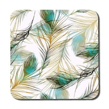 Imprints peacock feathers (Coaster)