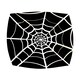 image 3 of Spider Web Halloween Square Paper Bowl