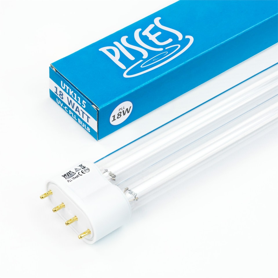 image 1 of Pisces 18w PLL Replacement UVC Bulb for Pond Filters