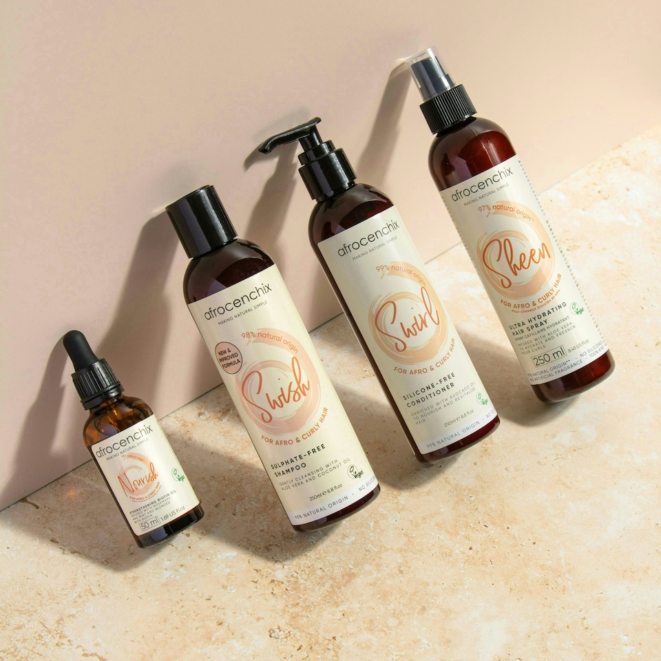 image 1 of Afrocenchix Nourishing Curl Restoration Set