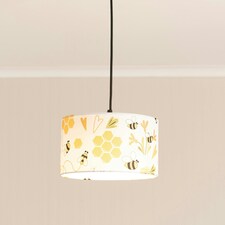 ValueLights Kids Bumble Bee Easy Fit Ceiling Light Shade - Bulb Included Multi