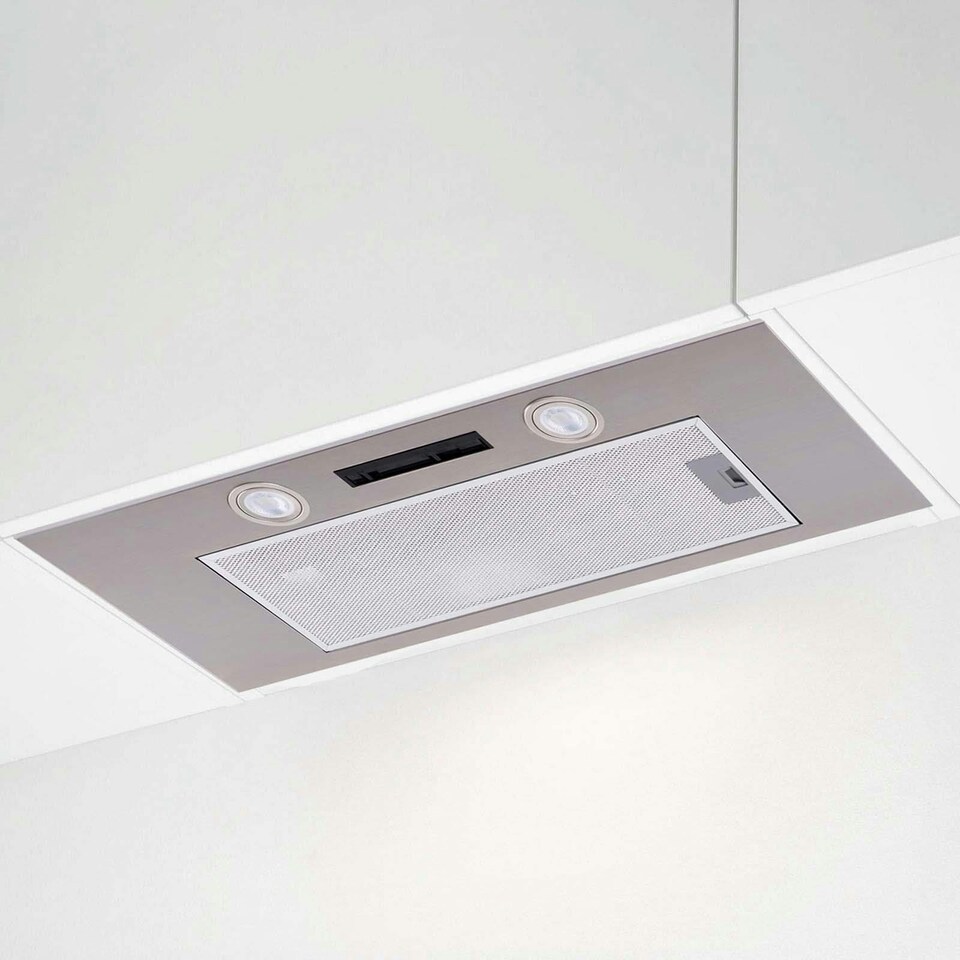 image 1 of SIA CUP90SI 90cm Canopy Cooker Hood Kitchen Extractor Fan In Silver Built-in