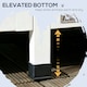 image 7 of PawHut Wooden Outdoor Cat House w/ Flower Pot, Windows, Multiple Entrances