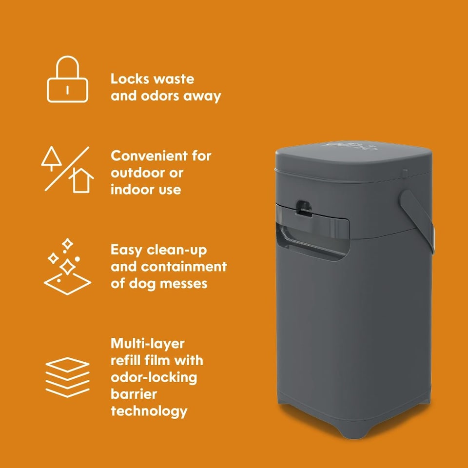 image 1 of Pet Genie Dog Waste Disposal System with Extra Refill