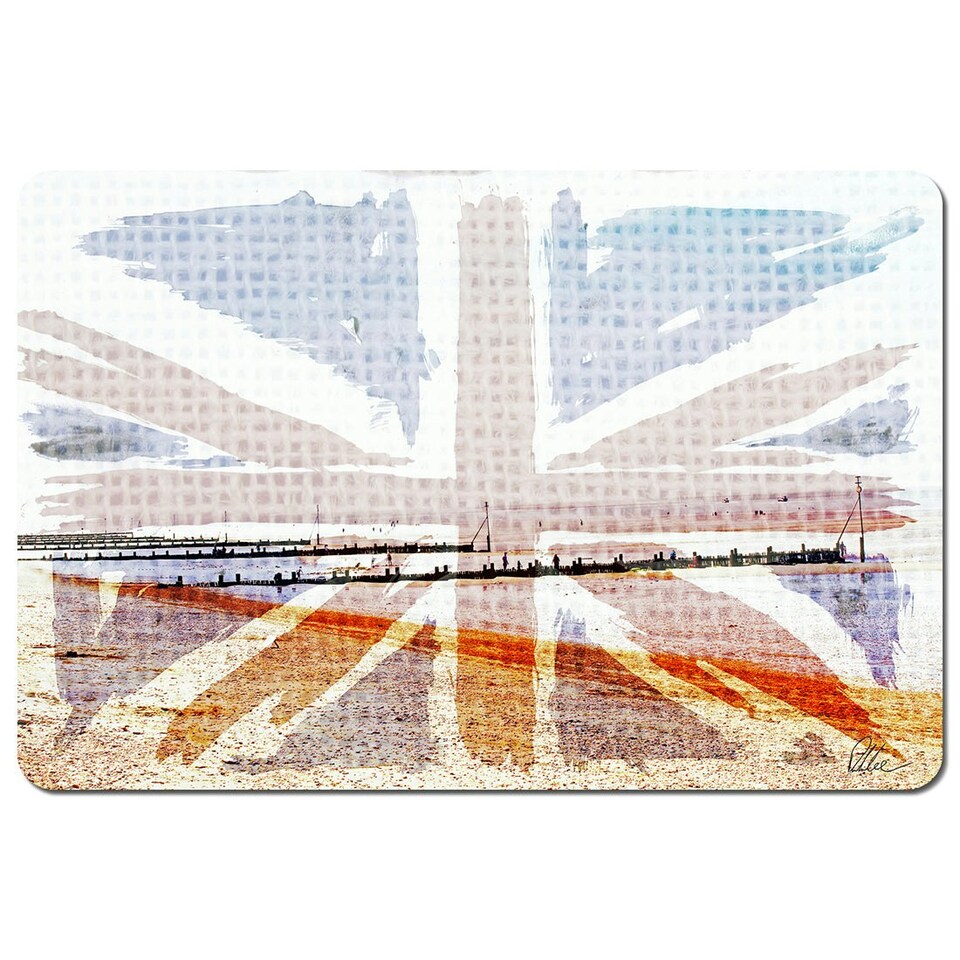 image 1 of Union jack beach (Placemat)