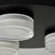 image 4 of BHS Brooke LED Bathroom Ceiling Spotlight Plate | Black | Matte Black | 1