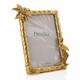 image 1 of Flamingo & Palm Gold Finish Frame 5" x 7"