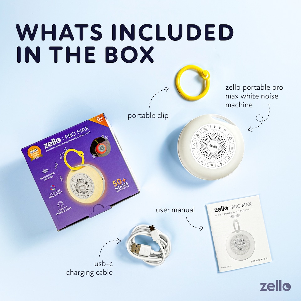 image 1 of Zello Portable Pro Max White Noise Machine