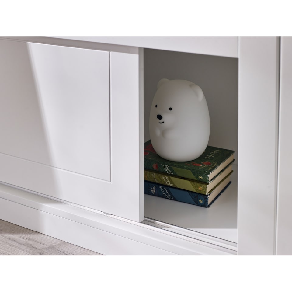 image 1 of Acorn 90cm Single White Treehouse Midsleeper Bed with Storage