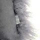 image 3 of SNUGRUGS Mongolian Sheepskin Cushion - Large Square - 60cm x 60cm | Grey | 60 x 60cm