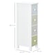 image 7 of HOMCOM Drawer Cabinet, 4 Drawer Storage Organizer Unit Bathroom Bedroom