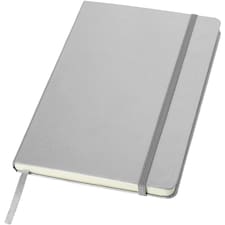 JournalBooks Classic Office Notebook - Silver - 21.3 x 14.4 x 1.5 cm