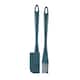 image 1 of Fusion Twist Mini Pastry Brush & Jar Scraper Set Blue