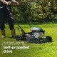 image 6 of Hyundai 18" / 46cm Black Edition Self-Propelled Petrol Lawnmower, 150cc, 4-in-1 Mulch, 50L Collect, Rear and Side Discharge | HYM18150SP